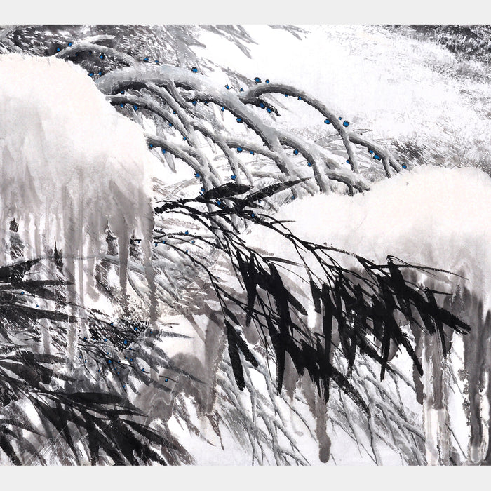 曹醉夢：用傳統筆墨，塑造冰雪霜的質感與形而上的畫意