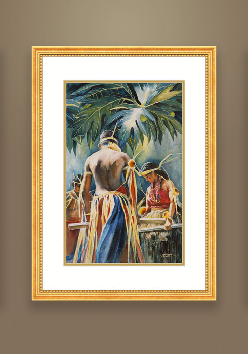 "In the Sunshine"  Watercolor  Saipan Collection